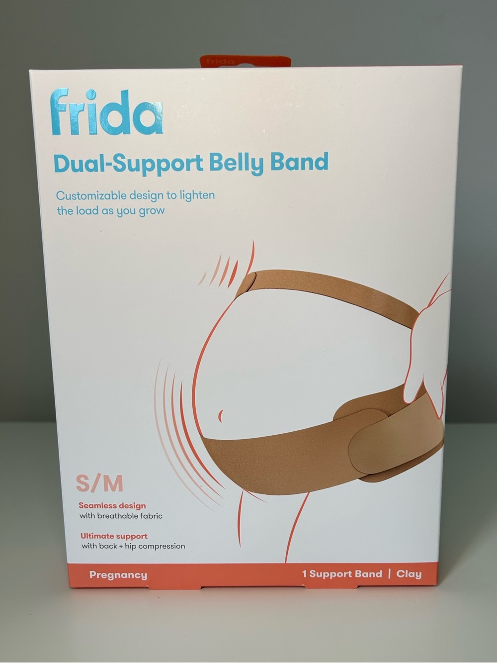Frida Mom Dual Support Pregnancy Belly Band NIB New